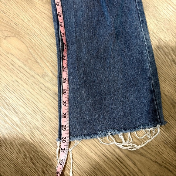 Emory Park High Rise Flare Jeans Ripped Sz 2 - Picture 4 of 9